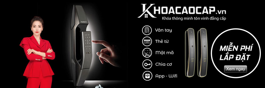 Lắp đặt khóa vân tay điện tử thông minh