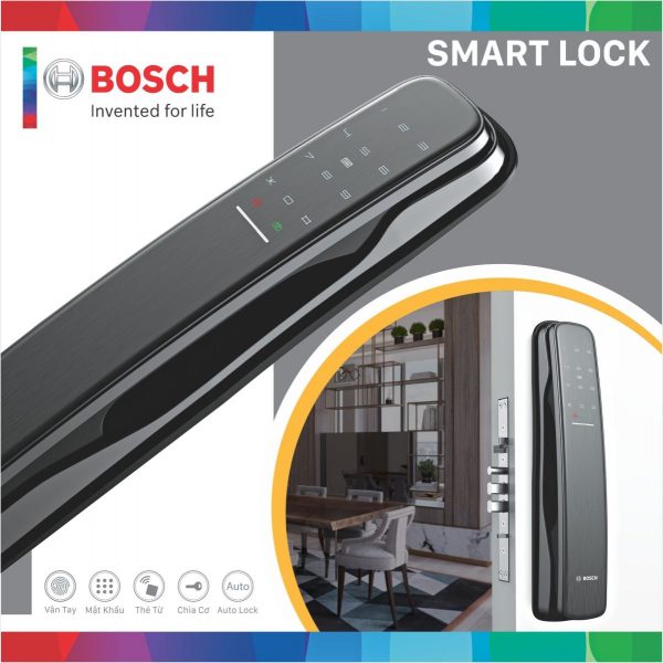 Khóa vân tay Bosch EL 800AKB Black 2