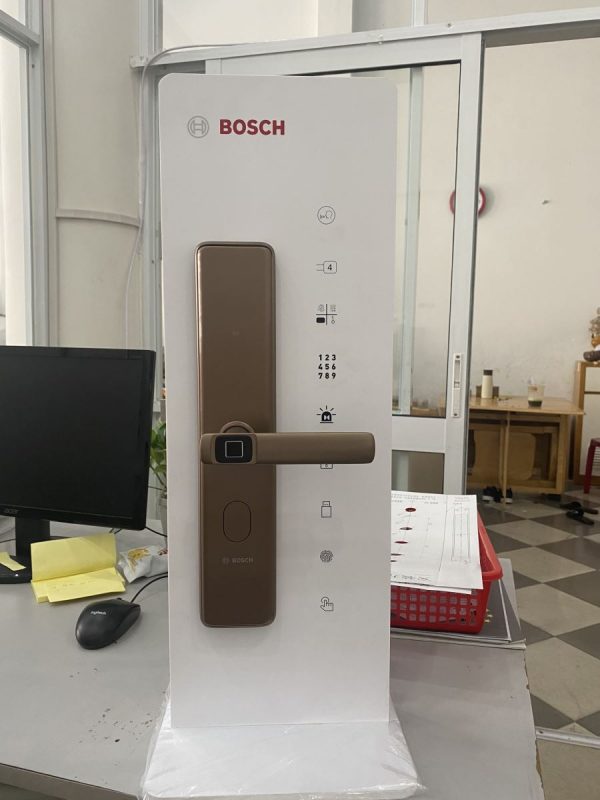 Khoá cửa điện tử Bosch ID 30BK vàng đồng 3