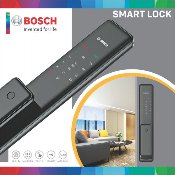 Khóa vân tay Bosch FU780KB Black cao cấp 3