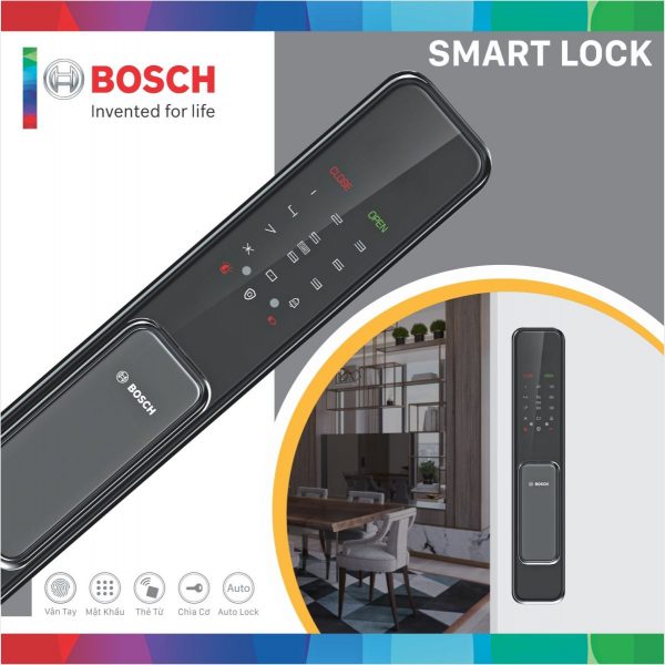 Khóa cửa nhận diện gương mặt Bosch EL 600BKB 4