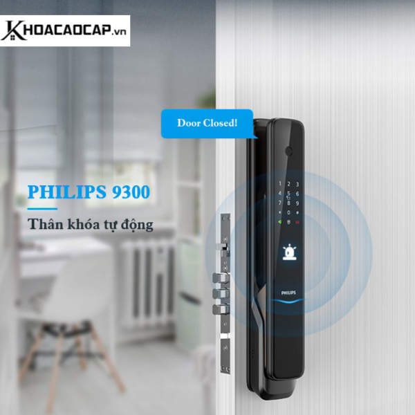 Khóa cửa vân tay thông minh - Philips 9300 4