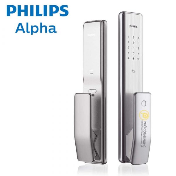 Khóa cửa vân tay Philips Alpha-5 Thông Minh 2