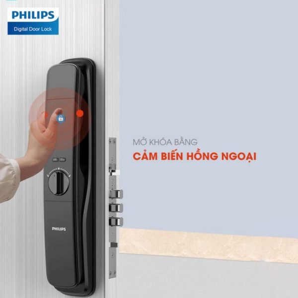 Khóa cửa vân tay Philips DDL702E-5HWS 5